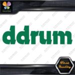 Compatible DDrum Simple Name Only D Drums Logo Musical Vinyl Decals Stickers - Image 15