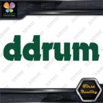 Compatible DDrum Simple Name Only D Drums Logo Musical Vinyl Decals Stickers - Image 16