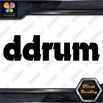 Compatible DDrum Simple Name Only D Drums Logo Musical Vinyl Decals Stickers - Image 3