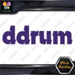 Compatible DDrum Simple Name Only D Drums Logo Musical Vinyl Decals Stickers - Image 24
