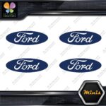 Compatible Ford Oval No Outline Wheels Caps 4 MINI SIZE Decals Stickers Vinyl - Image 12