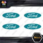 Compatible Ford Oval No Outline Wheels Caps 4 MINI SIZE Decals Stickers Vinyl - Image 13