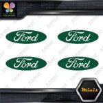 Compatible Ford Oval No Outline Wheels Caps 4 MINI SIZE Decals Stickers Vinyl - Image 16