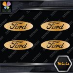Compatible Ford Oval No Outline Wheels Caps 4 MINI SIZE Decals Stickers Vinyl - Image 17