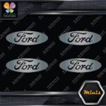 Compatible Ford Oval No Outline Wheels Caps 4 MINI SIZE Decals Stickers Vinyl - Image 18