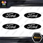 Compatible Ford Oval No Outline Wheels Caps 4 MINI SIZE Decals Stickers Vinyl - Image 3