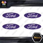 Compatible Ford Oval No Outline Wheels Caps 4 MINI SIZE Decals Stickers Vinyl - Image 22