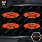 Compatible Ford Oval No Outline Wheels Caps 4 MINI SIZE Decals Stickers Vinyl - Image 8