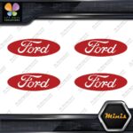 Compatible Ford Oval No Outline Wheels Caps 4 MINI SIZE Decals Stickers Vinyl - Image 9