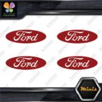 Compatible Ford Oval No Outline Wheels Caps 4 MINI SIZE Decals Stickers Vinyl - Image 10