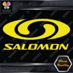 Compatible Salomon Sports Skis Snowboards Logo Over Name Decals Stickers Vinyl - Image 5
