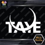 Compatible Taye Drums Vintage Moon Musical Instruments Vinyl Decals Stickers - Image 3