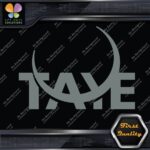 Compatible Taye Drums Vintage Moon Musical Instruments Vinyl Decals Stickers - Image 4