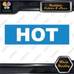 Hot Water Pipes Plumbing Plumbers Rectangle Decals Stickers Vinyl - Image 9