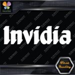 Invidia Exhaust Name Only System Racing Tuning JDM Cars Vinyl Decals Stickers - Image 3