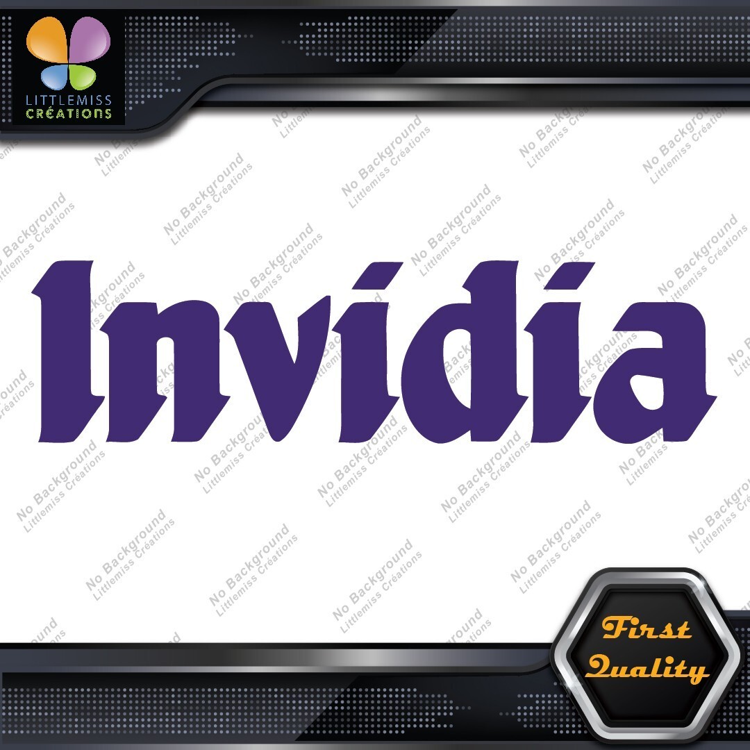 Invidia Exhaust Name Only System Racing Tuning JDM Cars Vinyl Decals Stickers 276985630633 Invidia Exhaust Name Only System Racing Tuning JDM Cars Vinyl Decals Stickers - Image 1