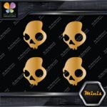 Compatible Skullcandy Head Only Audio Pack of 4 MINI SIZE Decals Stickers Vinyl - Image 17