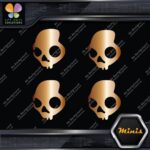 Compatible Skullcandy Head Only Audio Pack of 4 MINI SIZE Decals Stickers Vinyl - Image 19
