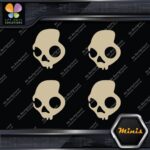 Compatible Skullcandy Head Only Audio Pack of 4 MINI SIZE Decals Stickers Vinyl - Image 23