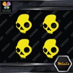Compatible Skullcandy Head Only Audio Pack of 4 MINI SIZE Decals Stickers Vinyl - Image 5