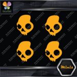 Compatible Skullcandy Head Only Audio Pack of 4 MINI SIZE Decals Stickers Vinyl - Image 6