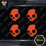 Compatible Skullcandy Head Only Audio Pack of 4 MINI SIZE Decals Stickers Vinyl - Image 7