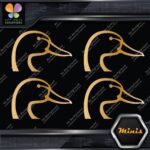 Duck Head Hunting Hunter Sports Animal Pack of 4 MINI SIZE Decals Stickers Vinyl - Image 17