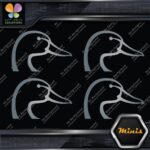 Duck Head Hunting Hunter Sports Animal Pack of 4 MINI SIZE Decals Stickers Vinyl - Image 18