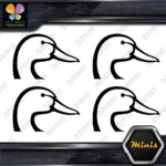 Duck Head Hunting Hunter Sports Animal Pack of 4 MINI SIZE Decals Stickers Vinyl - Image 3