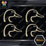 Duck Head Hunting Hunter Sports Animal Pack of 4 MINI SIZE Decals Stickers Vinyl - Image 23