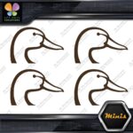 Duck Head Hunting Hunter Sports Animal Pack of 4 MINI SIZE Decals Stickers Vinyl - Image 24
