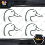 Duck Head Hunting Hunter Sports Animal Pack of 4 MINI SIZE Decals Stickers Vinyl - Image 4