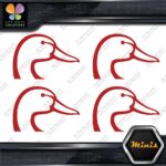 Duck Head Hunting Hunter Sports Animal Pack of 4 MINI SIZE Decals Stickers Vinyl - Image 8
