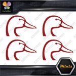 Duck Head Hunting Hunter Sports Animal Pack of 4 MINI SIZE Decals Stickers Vinyl - Image 9