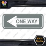 One Way Road Sign Left Arrow Rectangle No Background Decals Stickers Vinyl - Image 4
