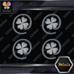 Clover Leaf 4 Four Petals Lucky Irish Pack of 4 MINI SIZE Decals Stickers Vinyl - Image 18