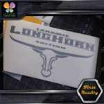 Compatible Laramie Longhorn Texas Horns Trucks Bull Logo Vinyl Decals Stickers - Image 25