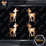 Fawn Deer Baby Cute Young Left & Right Pack of 4 MINI SIZE Decals Stickers Vinyl - Image 19
