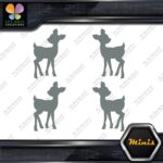 Fawn Deer Baby Cute Young Left & Right Pack of 4 MINI SIZE Decals Stickers Vinyl - Image 4