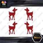 Fawn Deer Baby Cute Young Left & Right Pack of 4 MINI SIZE Decals Stickers Vinyl - Image 9