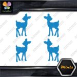 Fawn Deer Baby Cute Young Left & Right Pack of 4 MINI SIZE Decals Stickers Vinyl - Image 10