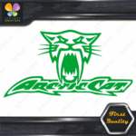 Compatible Arctic Cat Head Open Mouth Fangs Name Logo Vinyls Decals Stickers - Image 3