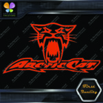 Compatible Arctic Cat Head Open Mouth Fangs Name Logo Vinyls Decals Stickers - Image 8