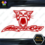 Compatible Arctic Cat Head Open Mouth Fangs Name Logo Vinyls Decals Stickers - Image 9