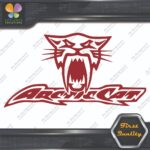 Compatible Arctic Cat Head Open Mouth Fangs Name Logo Vinyls Decals Stickers - Image 10