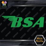 Compatible BSA Motorcycles Wings Name Only Fuel Thank Vinyl Decals Stickers - Image 14