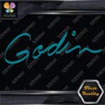 Compatible Godin Guitars Script Name Musical Instruments Decals Stickers Vinyl - Image 13