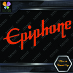 Compatible with Epiphone Guitars Diagonal Logo Musical Vinyl Decals Stickers - Image 11