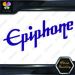 Compatible with Epiphone Guitars Diagonal Logo Musical Vinyl Decals Stickers - Image 19