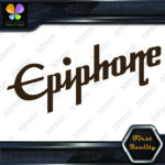 Compatible with Epiphone Guitars Diagonal Logo Musical Vinyl Decals Stickers - Image 5